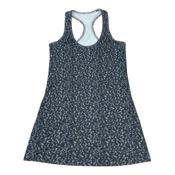 Lululemon Cool Racerback Digi Pixie Caspian Blue Black Womens Size 4 - Picture 4 of 7